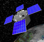 ACRIMSAT studies the Sun.  Some scientists think that some of the global warming we are experiencing may be due to changes in the Sun.  Even small changes over a century or more may cause significant climate change on Earth.