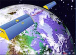The Gravity Recovery and Climate Experiment (GRACE) mission has twin spacecraft that orbit about 130 miles apart. GRACE maps Earth's gravity, which varies from place to place.  This data has many uses, including helping missions that use measure their height above Earth (like Jason-1 and OSTM/Jason-2) work accurately.